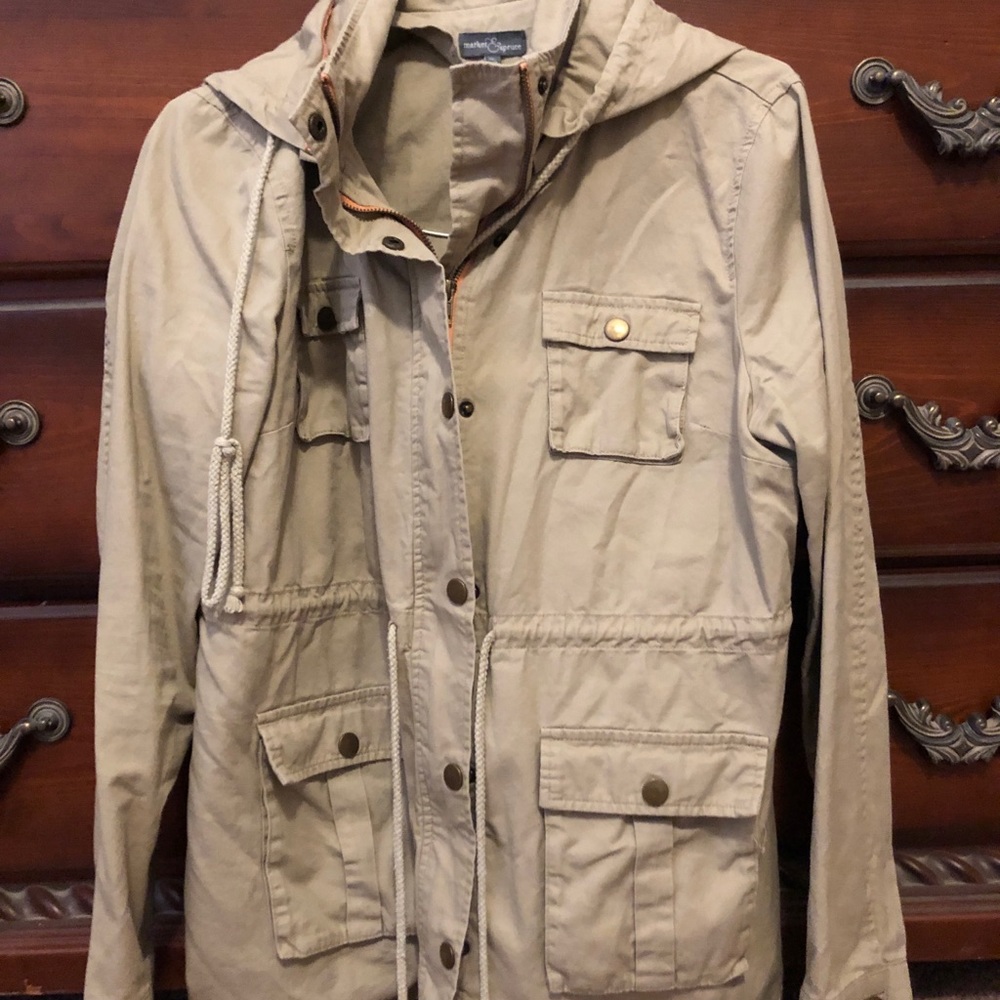 Market & Spruce Tan Jacket